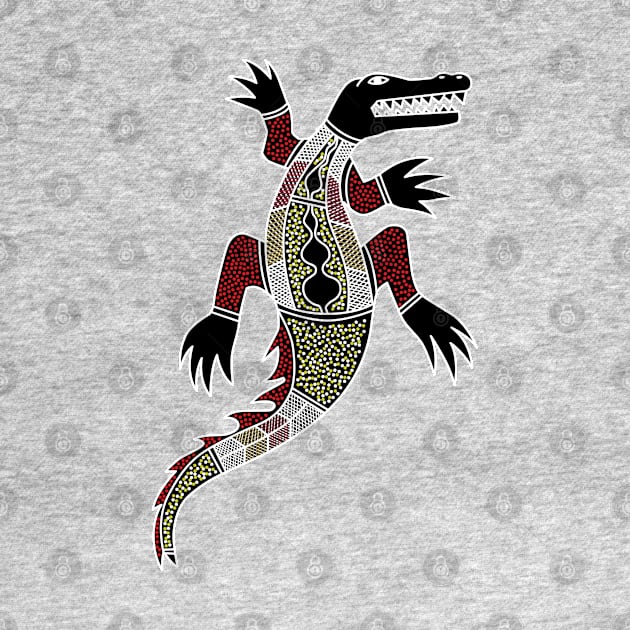 Aboriginal Art - Croc Single by hogartharts